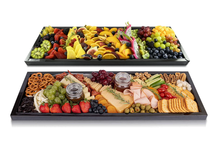 The Best  Gift Box for 12-14 People - Large Combo Cheese & Fruits Grazing Platter