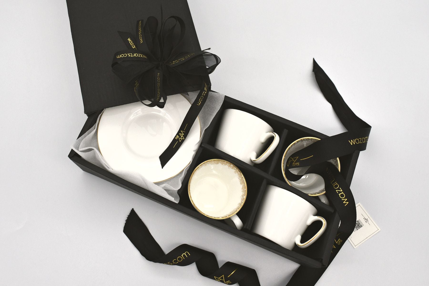 Earthy-toned ceramic coffee cups perfect for traditional coffee service