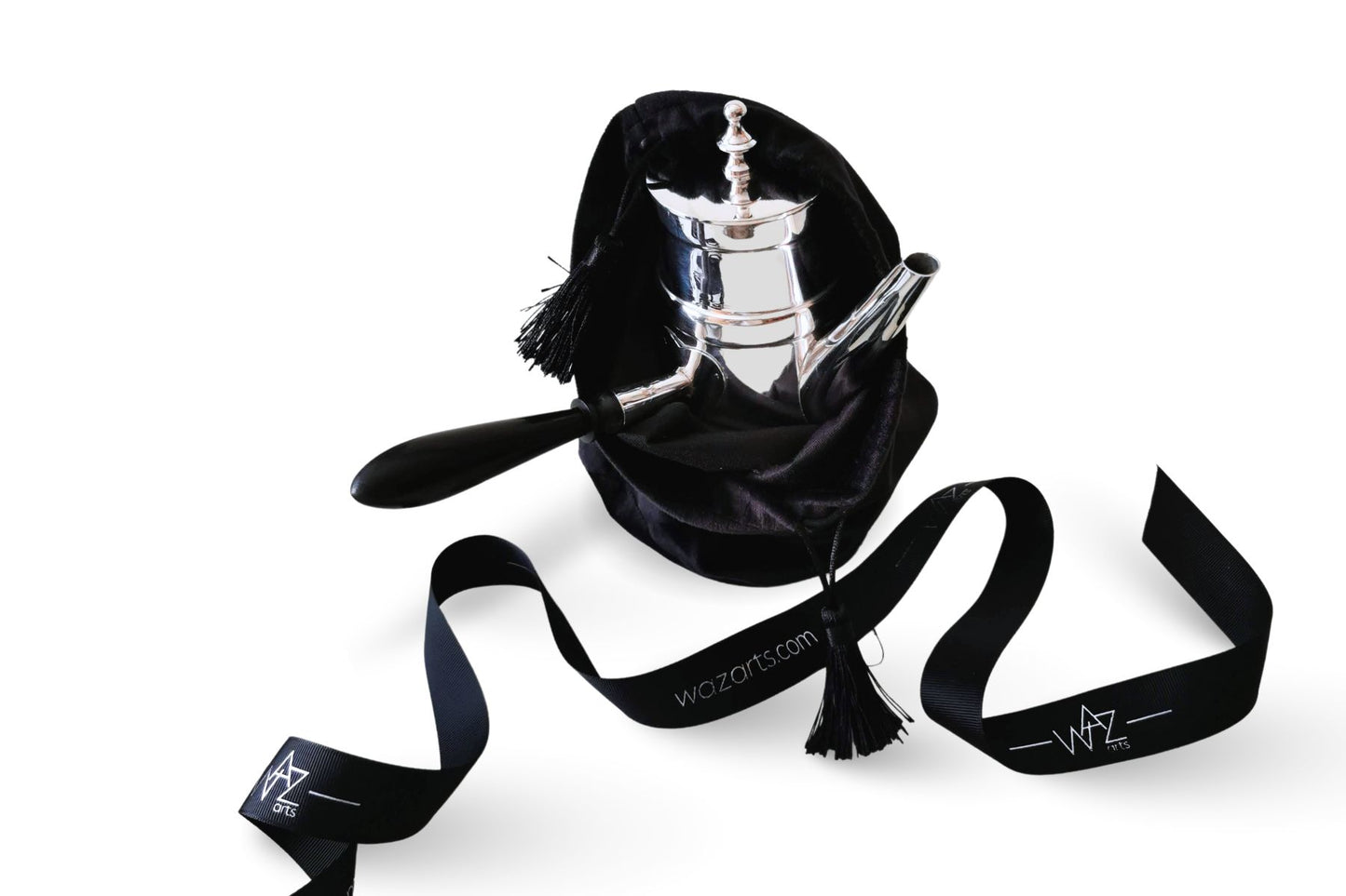 Elegant silver Dallah – centerpiece or decor item