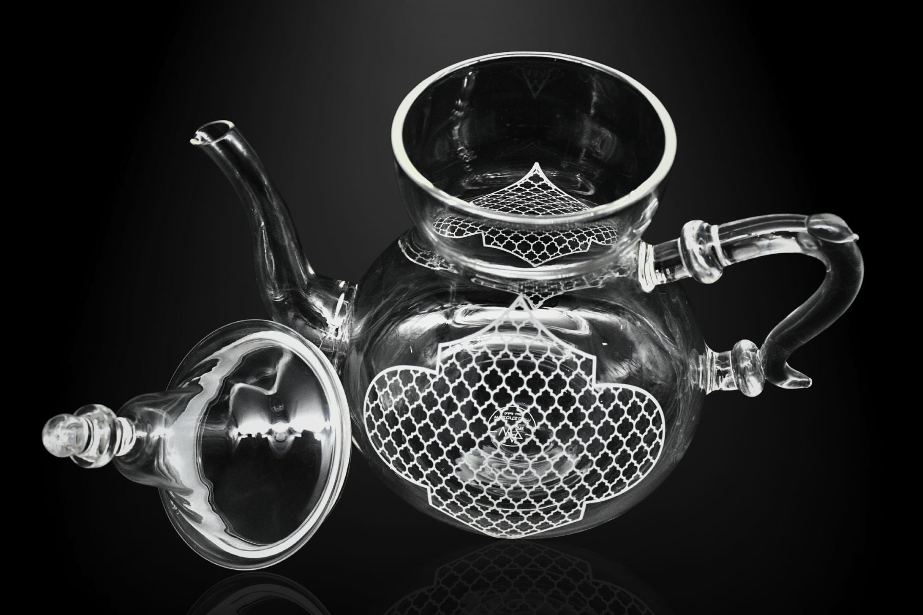 Elegant luxury teapot set displayed by WAZ arts