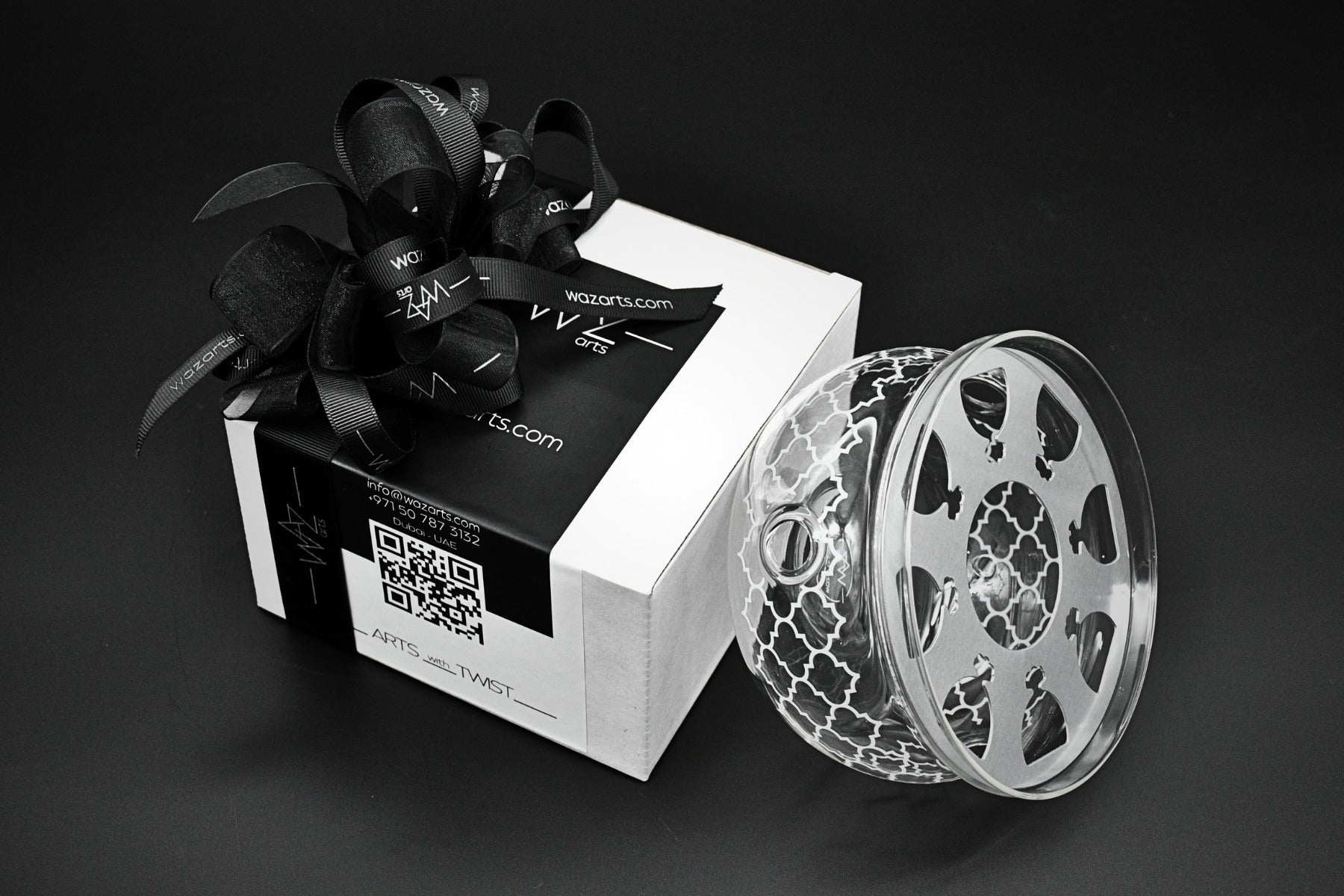 A tea warmer displayed as a luxury gift idea in the UAE