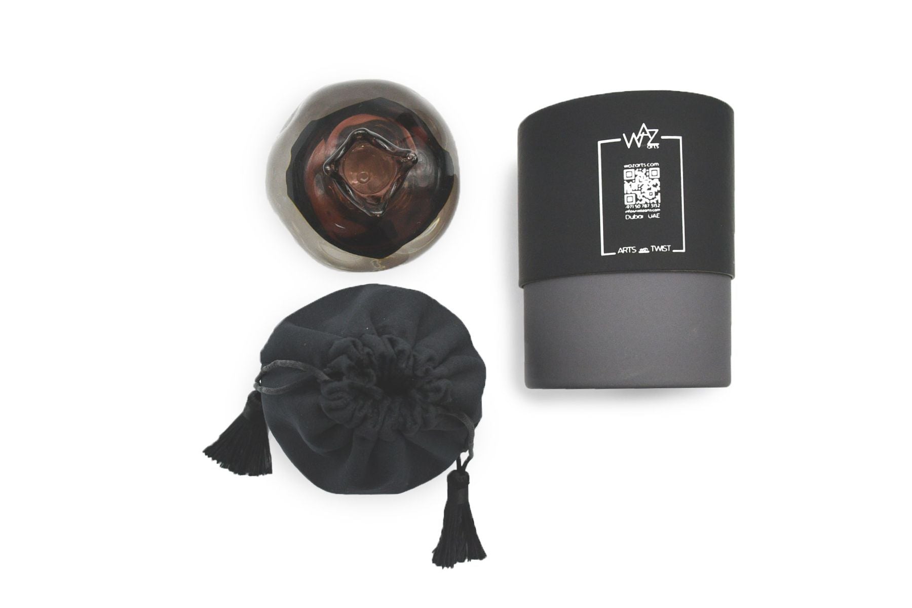 WAZ Arts Islamic gift – burgundy pomegranate piece