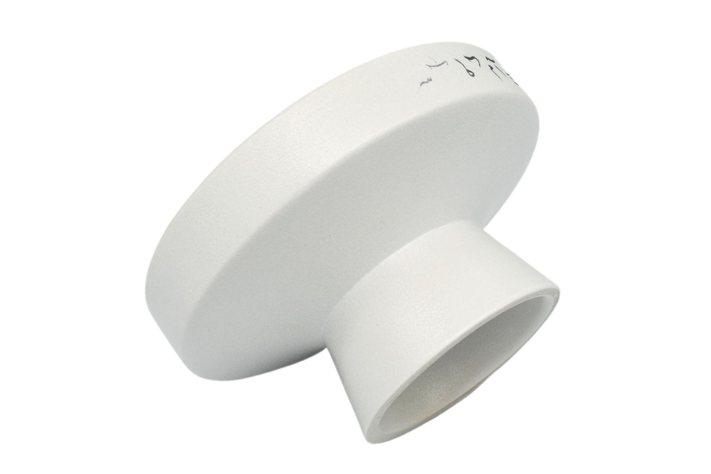 Calligraphy White Stand Plate