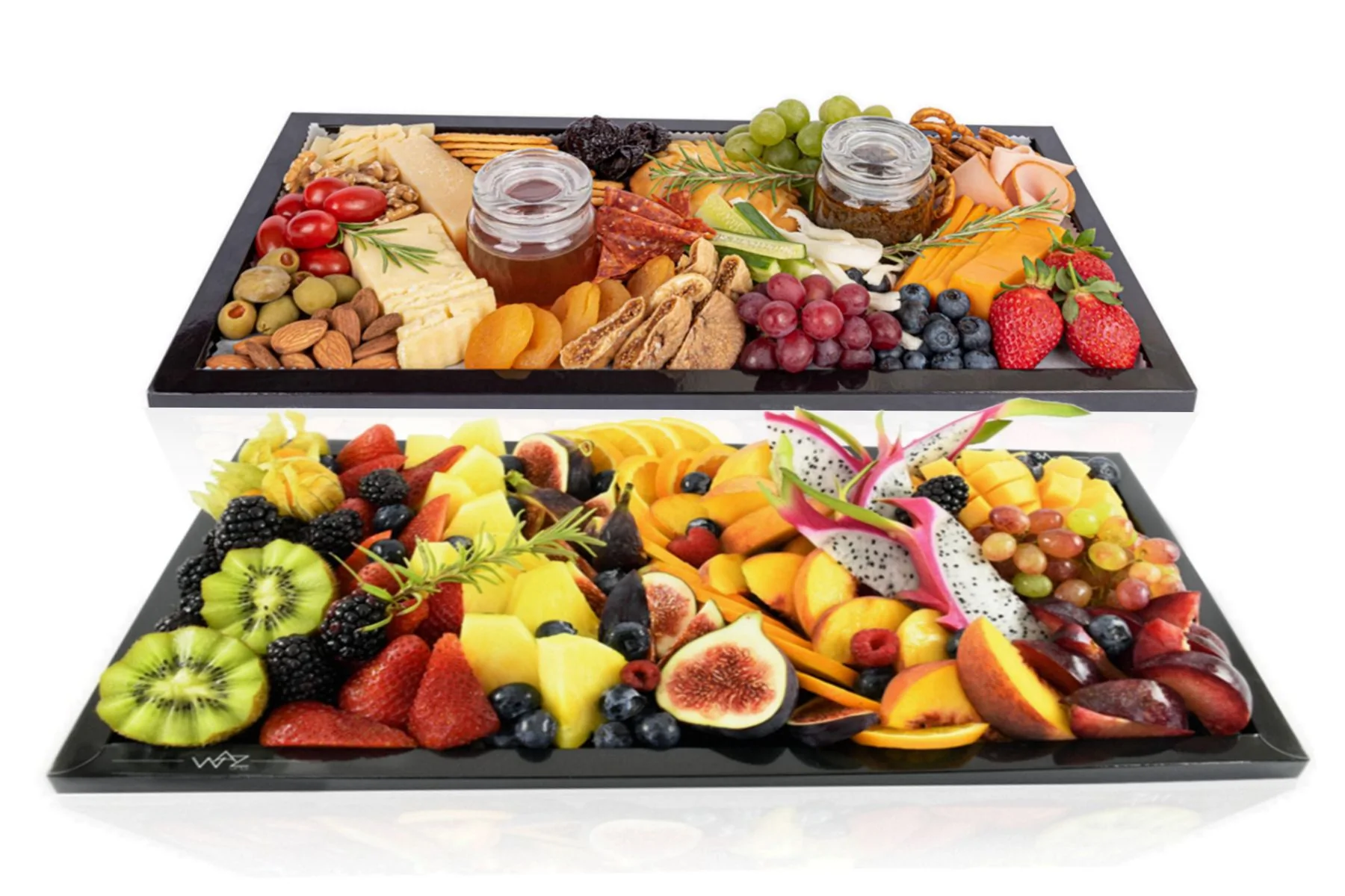Combo Cheese & Fruits Grazing Platter – Gift Box for 8-10 People | WAZ Arts