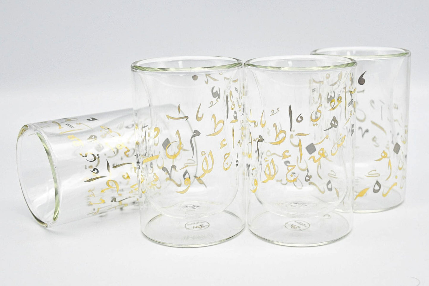 Gold & Silver Calligraphy Cups