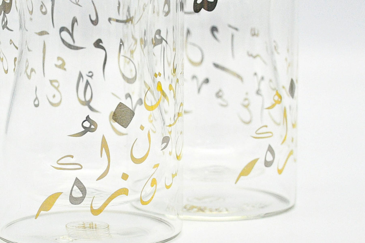 Gold & Silver Calligraphy Cups