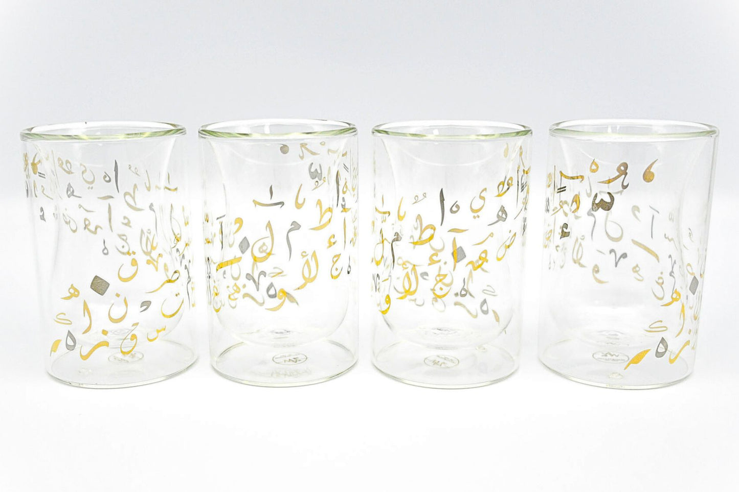 Gold & Silver Calligraphy Cups