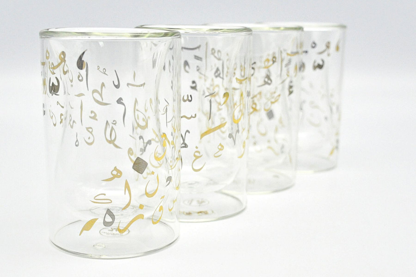 Gold & Silver Calligraphy Cups