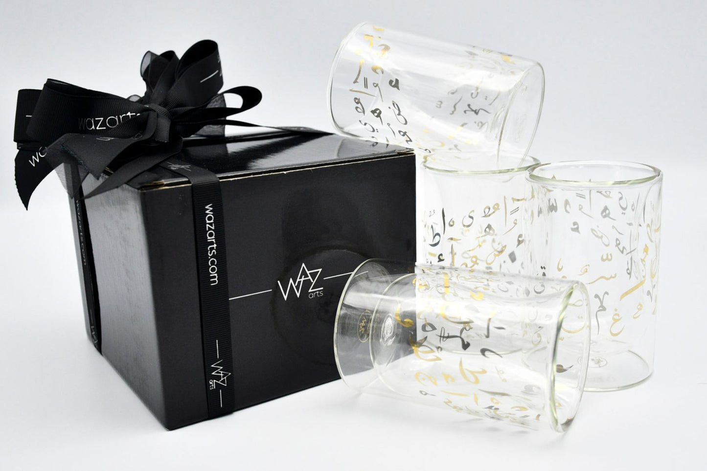 Gold & Silver Calligraphy Cups