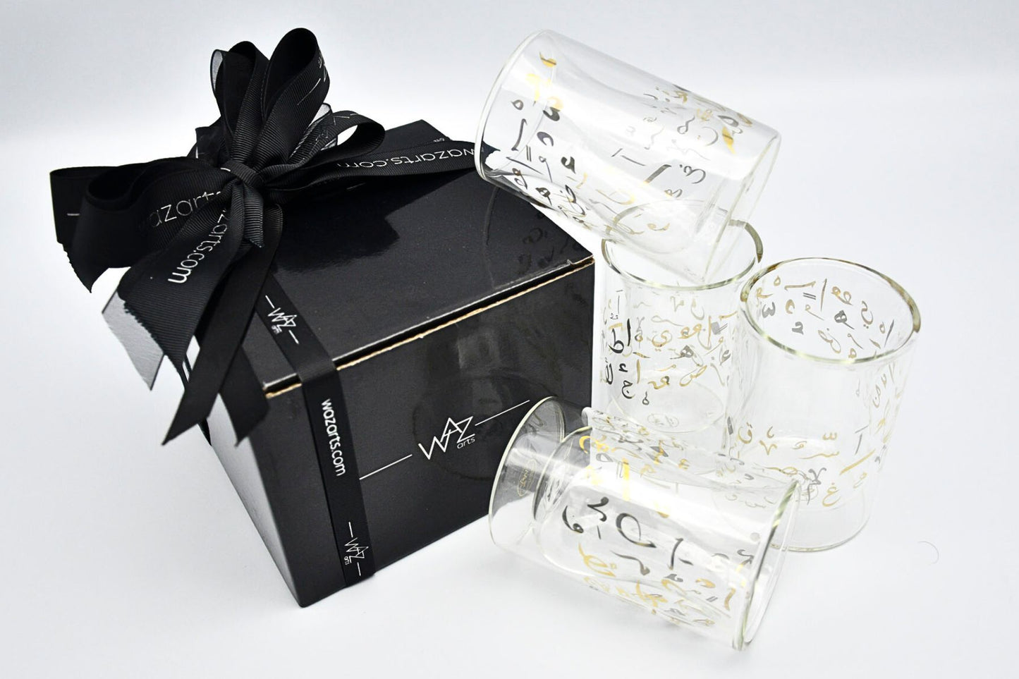 Gold & Silver Calligraphy Cups