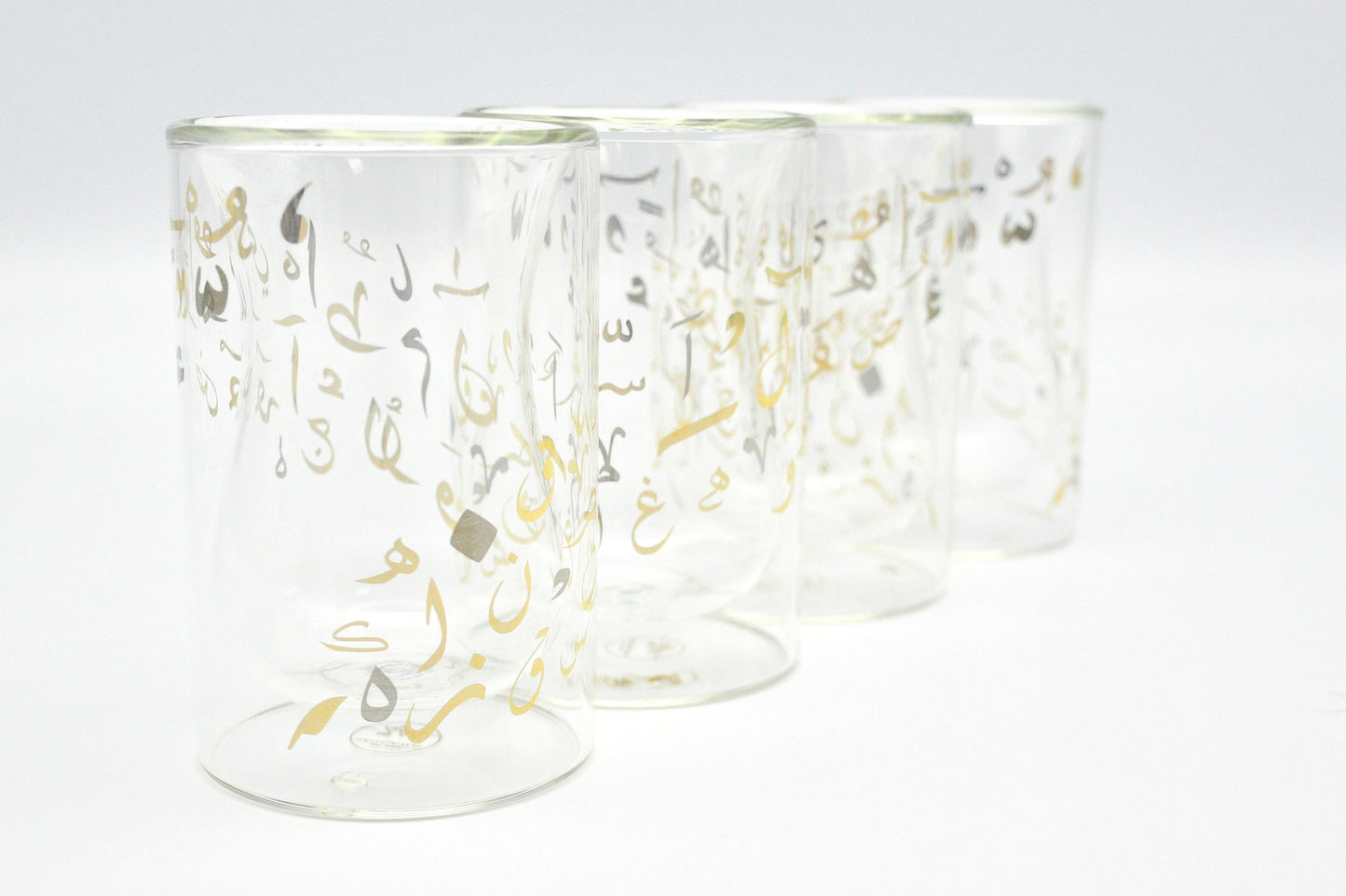 Gold & Silver Calligraphy Cups