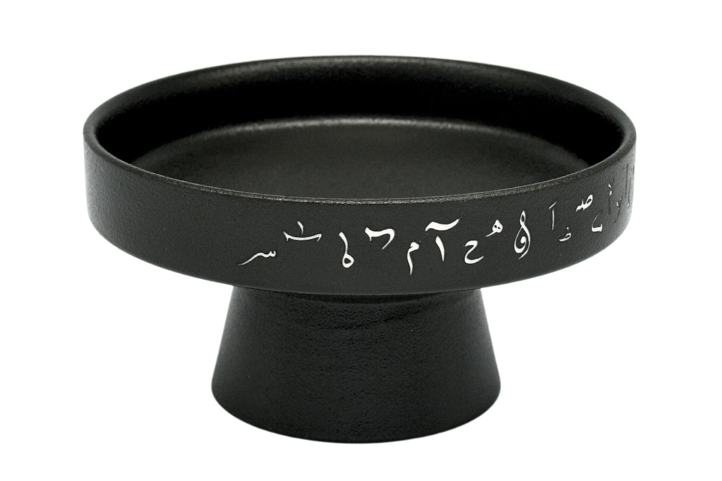 Calligraphy Black Stand Plate