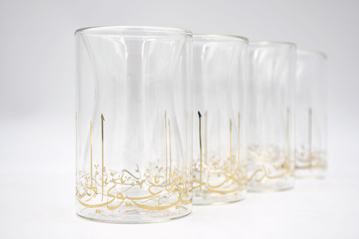 Gold Calligraphy Cups