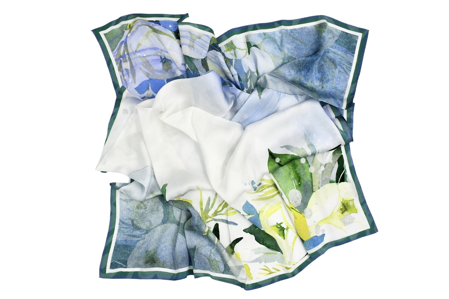 Bluish Silk Scarf